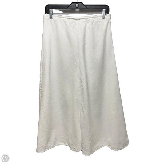 Skirt Maxi By Eileen Fisher In White, Size: S