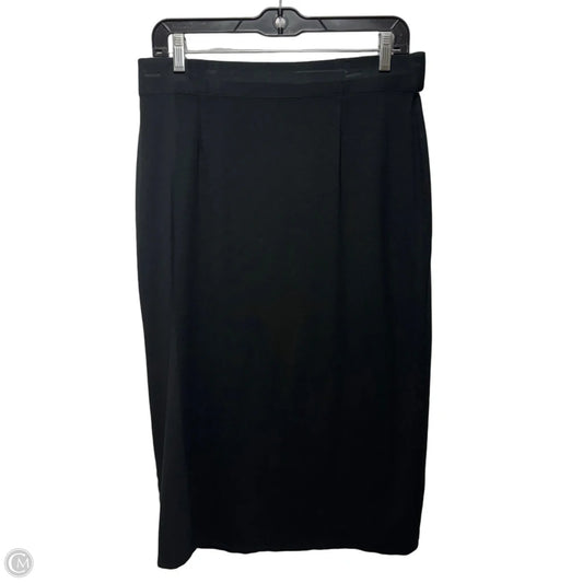 Skirt Midi By Eileen Fisher In Black, Size: Mp