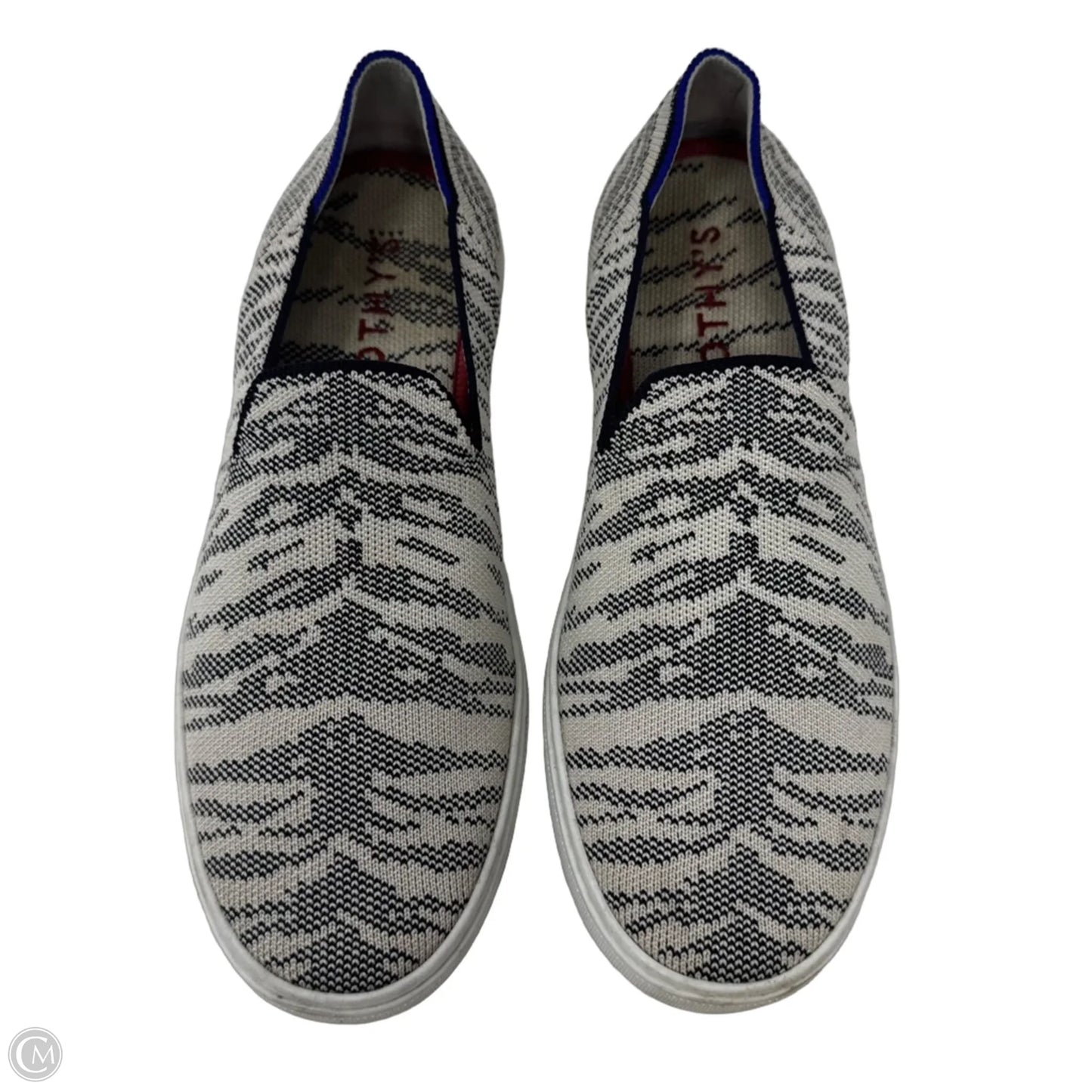 Original Slip On Shoes Flats By Rothys In Animal Print, Size: 8