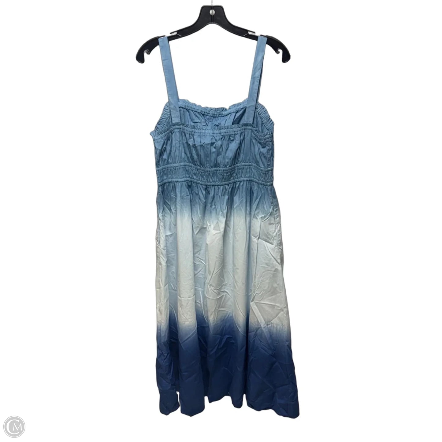 Dress Casual Midi By J. Crew In Ombre Print, Size: Xl