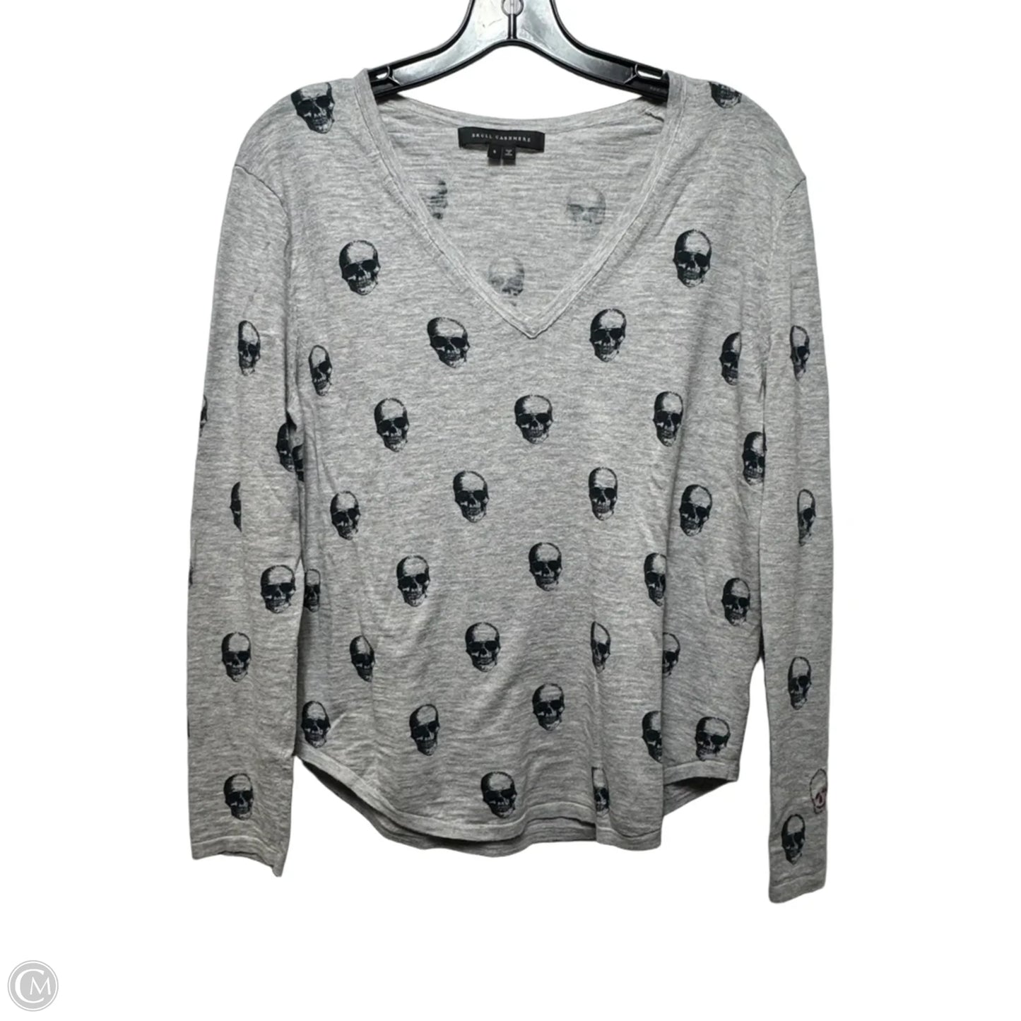 Sweater By Skull Cashmere In Grey, Size: S
