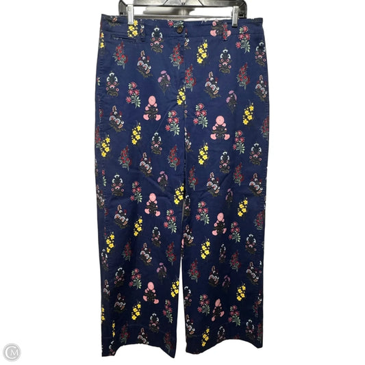 Jeans Wide Leg By Talbots In Floral Print, Size: 12