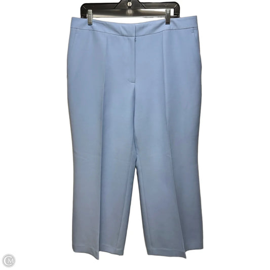 Wool & Silk Pants Designer By Lafayette 148 In Blue, Size: 14