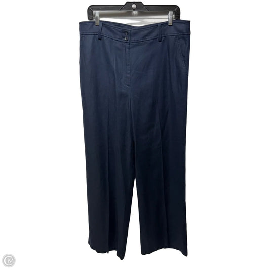 Pants Wide Leg By Talbots In Navy, Size: 12