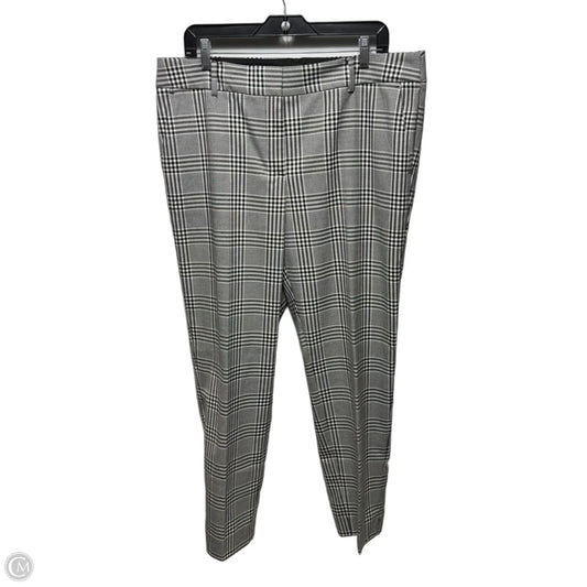 Hampshire Ankle Pants Dress By Talbots In Plaid Pattern, Size: 14