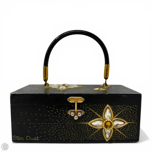 Vintage Collectible 60’s “Star Dust” Wooden Box Bag By Enid Collins Of Texas, Size: Small
