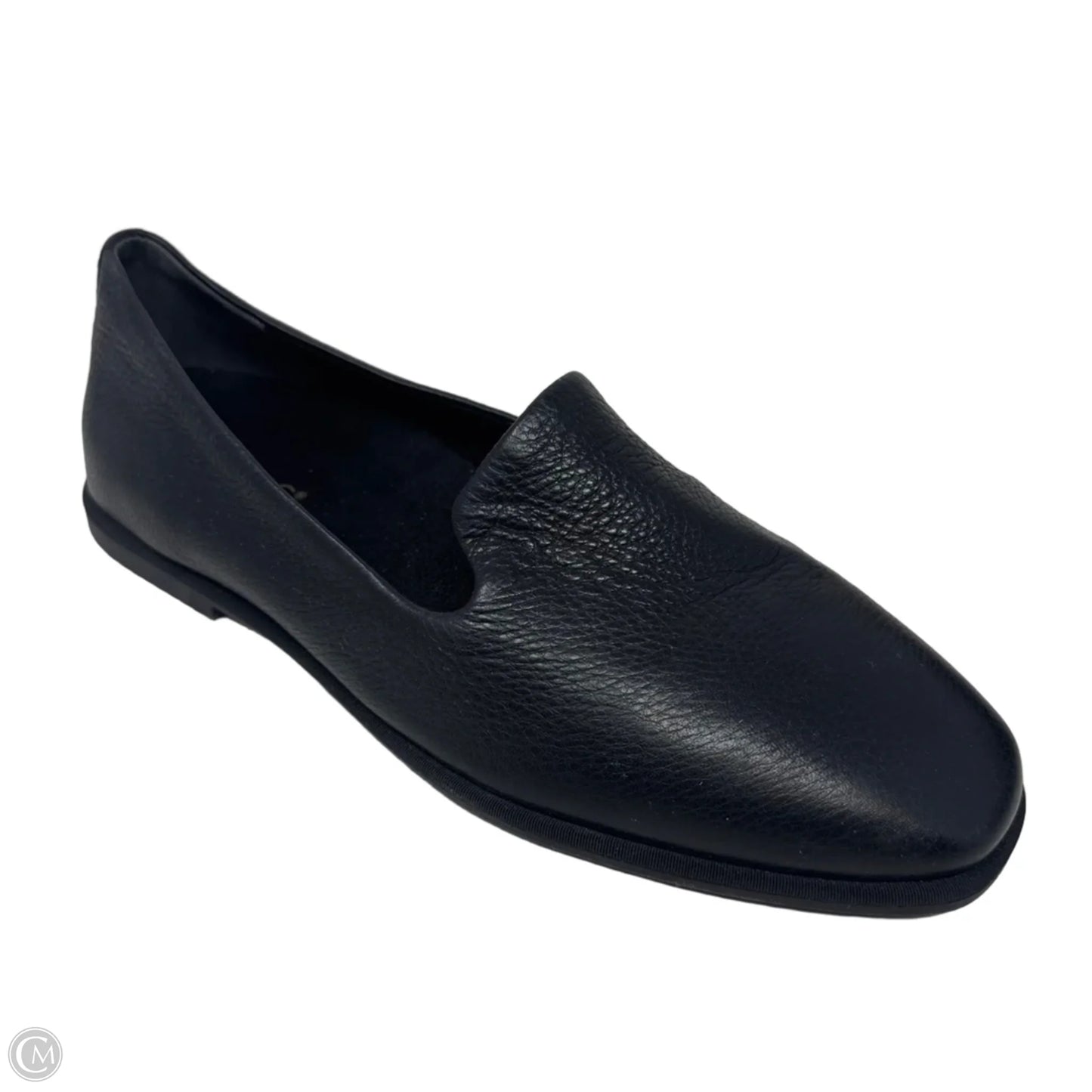 Willa Leather Loafer Shoes Flats By Vionic In Black, Size: 10