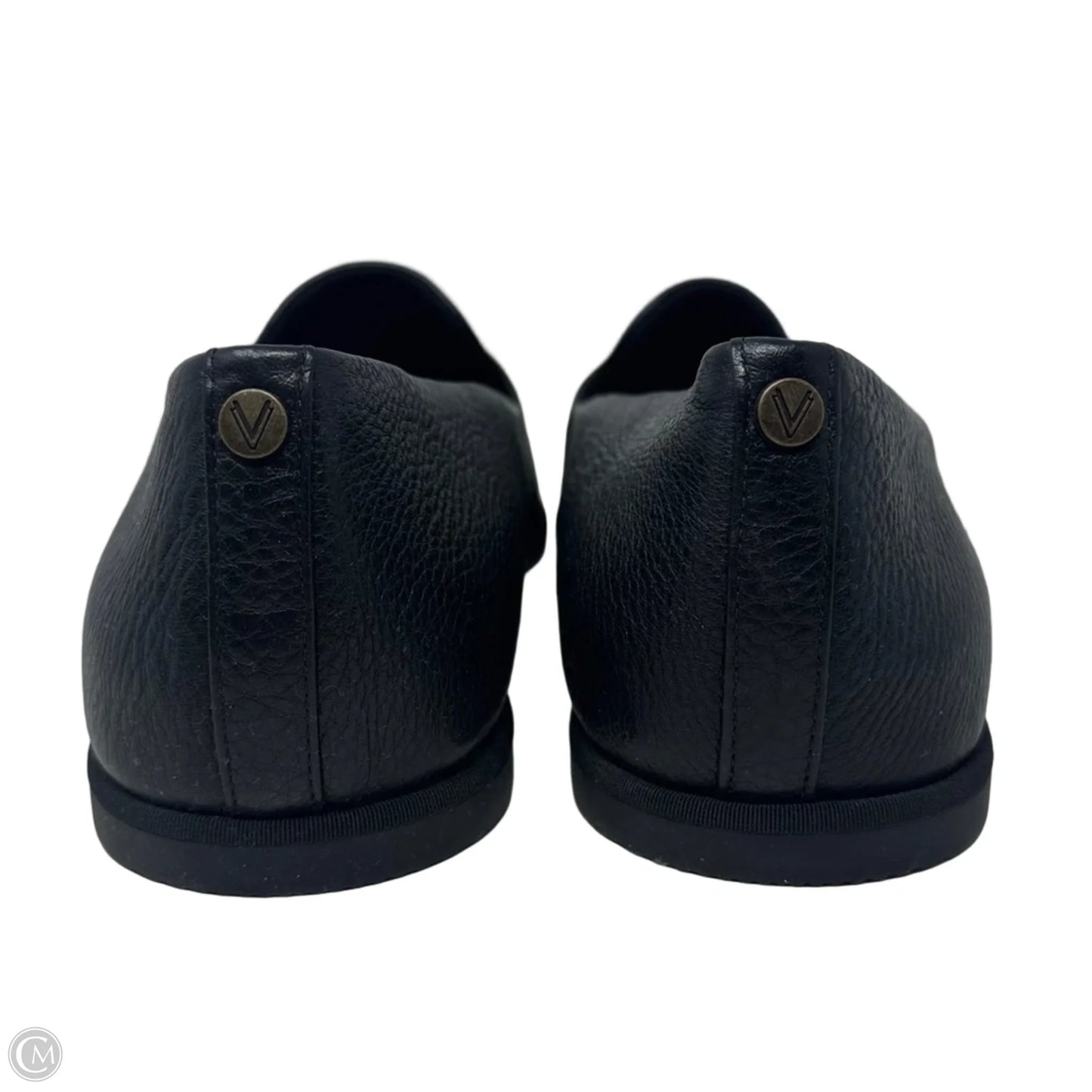 Willa Leather Loafer Shoes Flats By Vionic In Black, Size: 10
