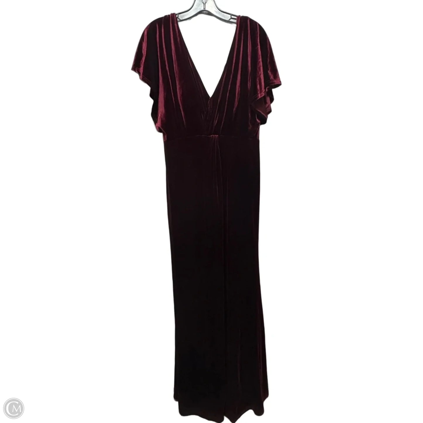 Dress Party Long By Revelry In Maroon, Size: 12
