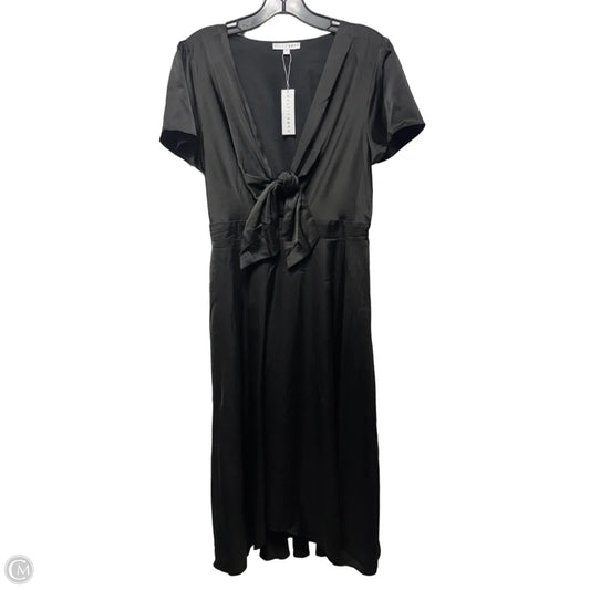 Poppy Satin Dress Party Long By Baltic Born In Black, Size: L
