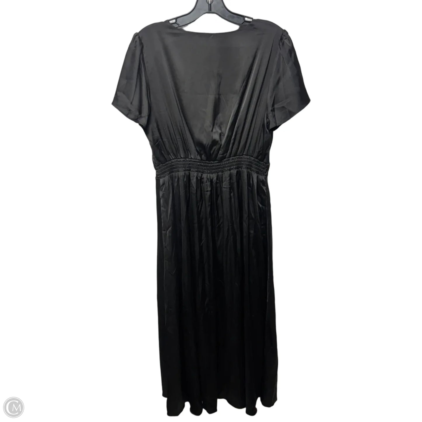 Poppy Satin Party Dress By Baltic Born In Black, Size: L