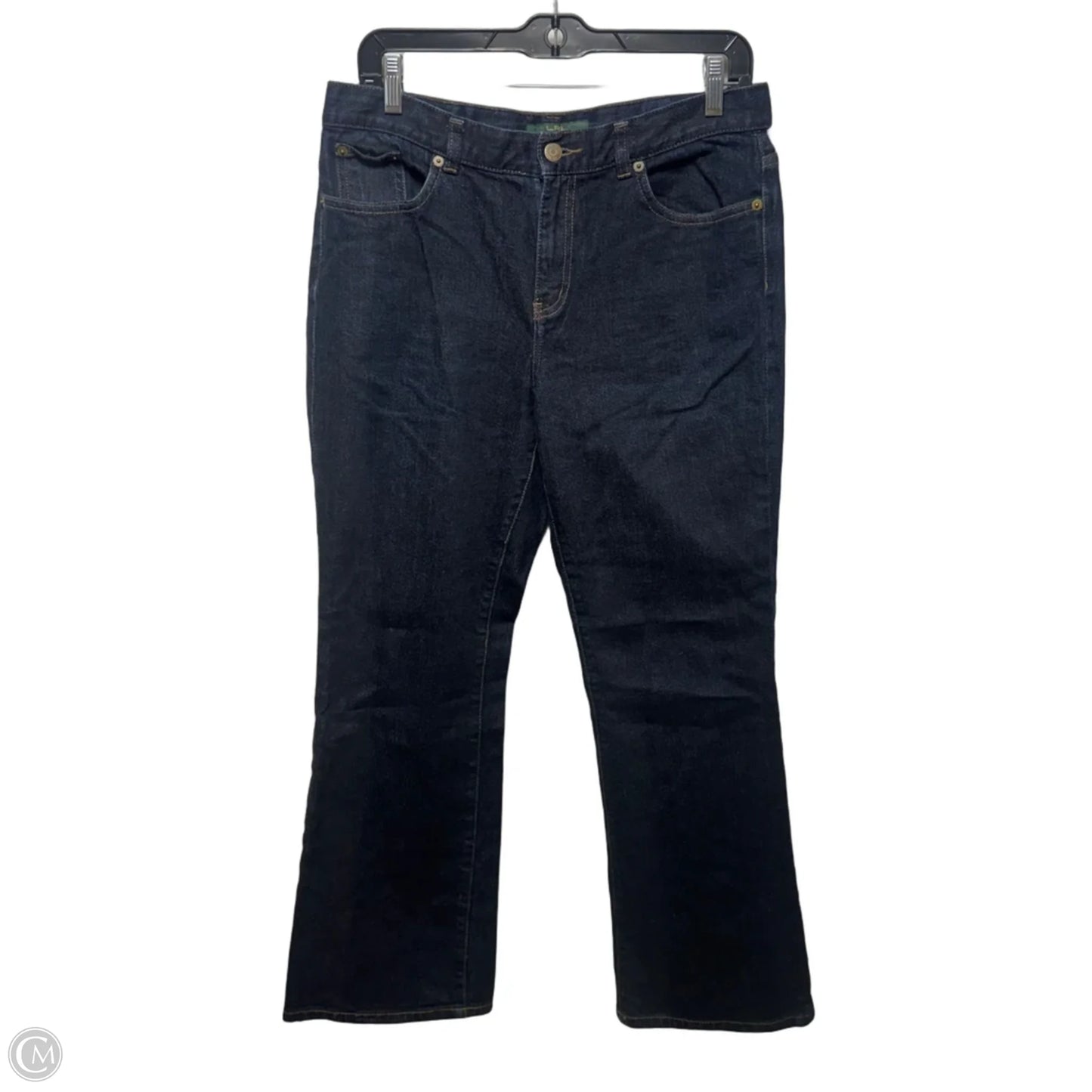 Jeans Boot Cut By Lauren By Ralph Lauren In Blue Denim, Size: 10p