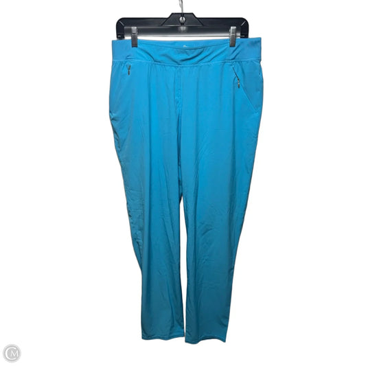 Pants Designer By Lilly Pulitzer Luxletic In Aqua, Size: L