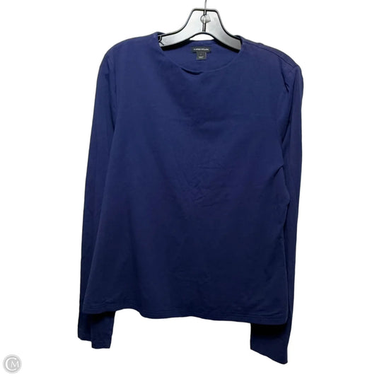 Top Long Sleeve By Karen Millen In Blue, Size: L