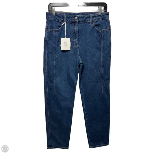 Jeans Straight By Peserico In Blue Denim, Size: 10/44