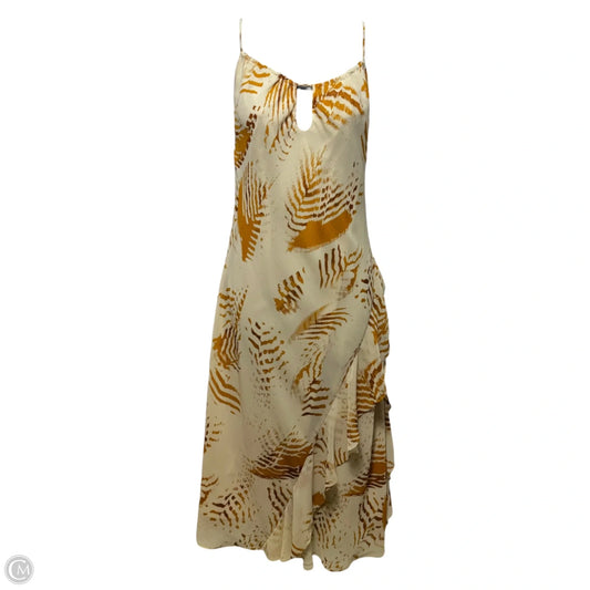 Dress Casual Midi By Banana Republic In Tan, Size: Xs