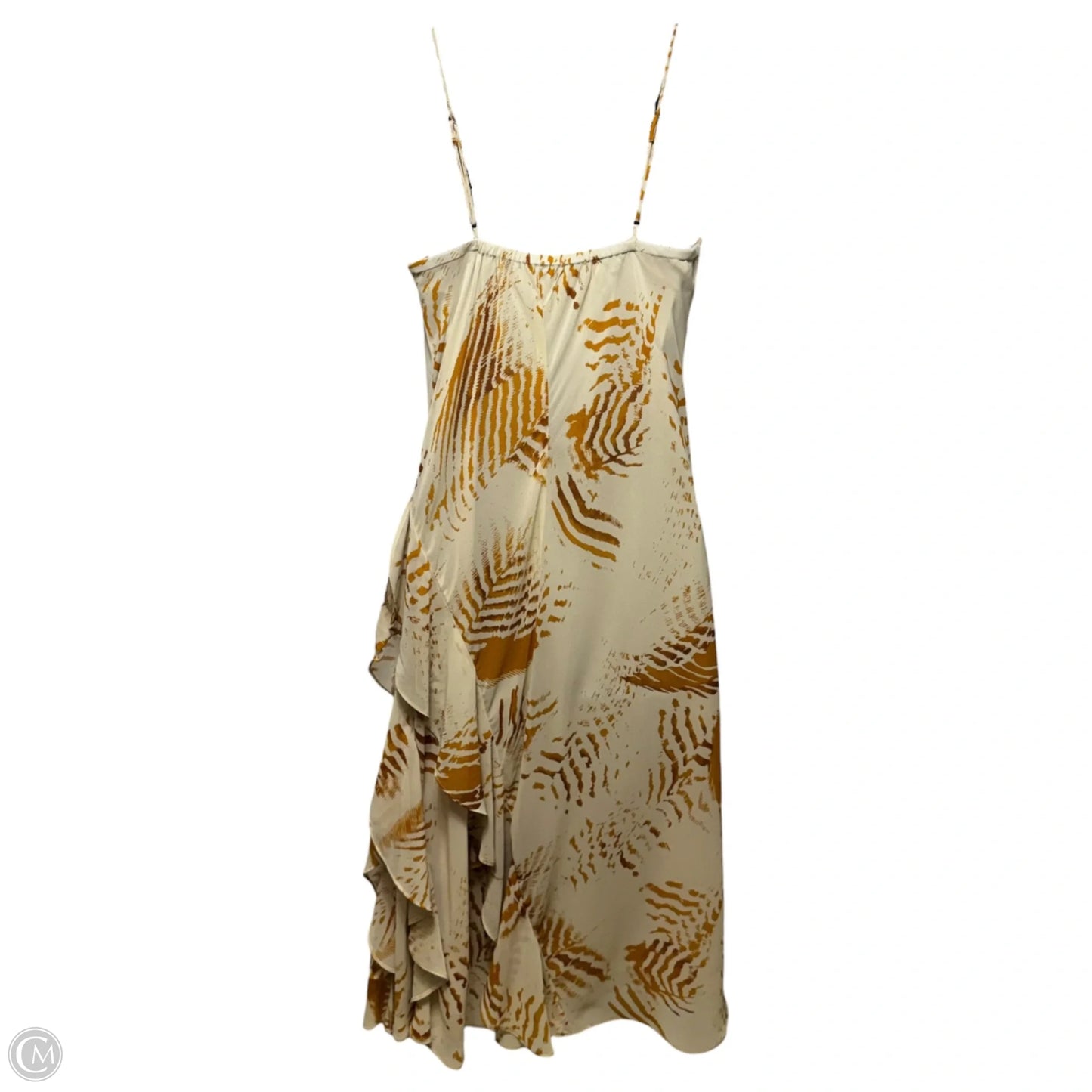 Dress Casual Midi By Banana Republic In Tan, Size: Xs