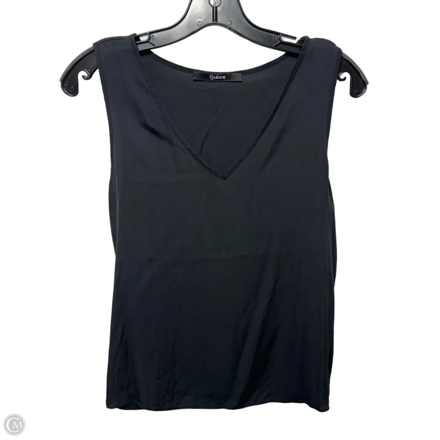 Silk Top Sleeveless By Quince In Black, Size: Xs