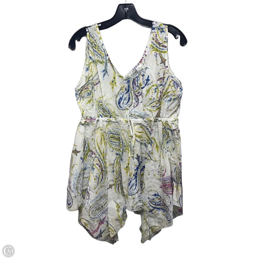 Top Sleeveless By Harve Bernard In Paisley Print, Size: L