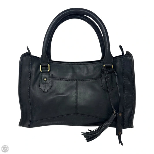Handbag Leather By Diba, Size: Medium