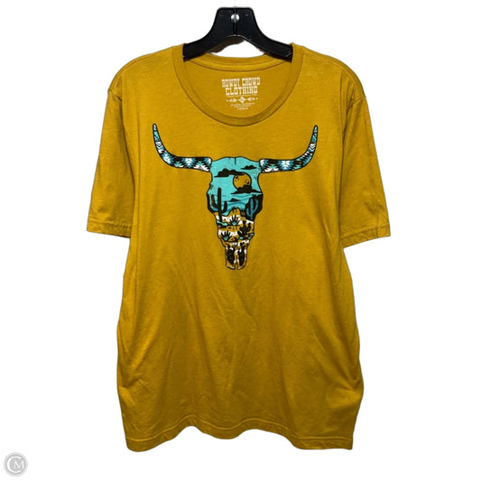Top Sleeveless Basic By howdy crowd clothing In Yellow, Size: Xl