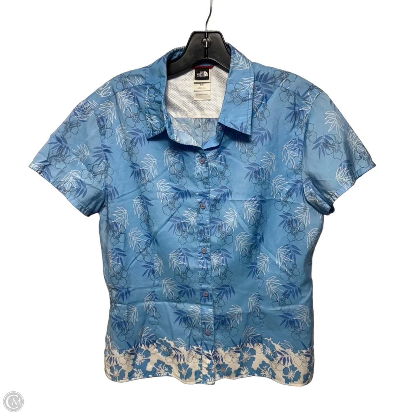 Top Short Sleeve By The North Face In Floral Print, Size: L