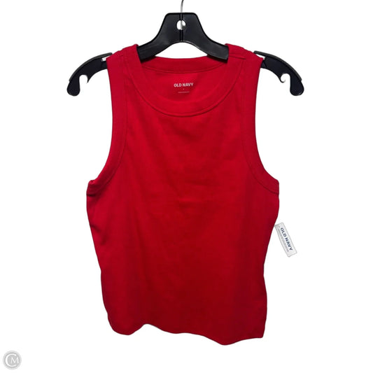 Tank Top By Old Navy In Red, Size: L
