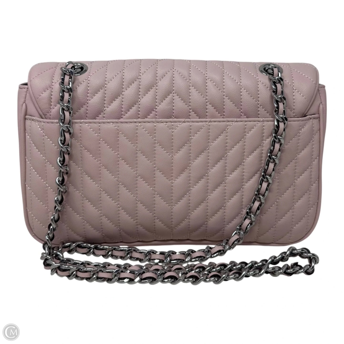 Quilted Charm Strap Handbag Designer By Karl Lagerfeld, Size: Medium