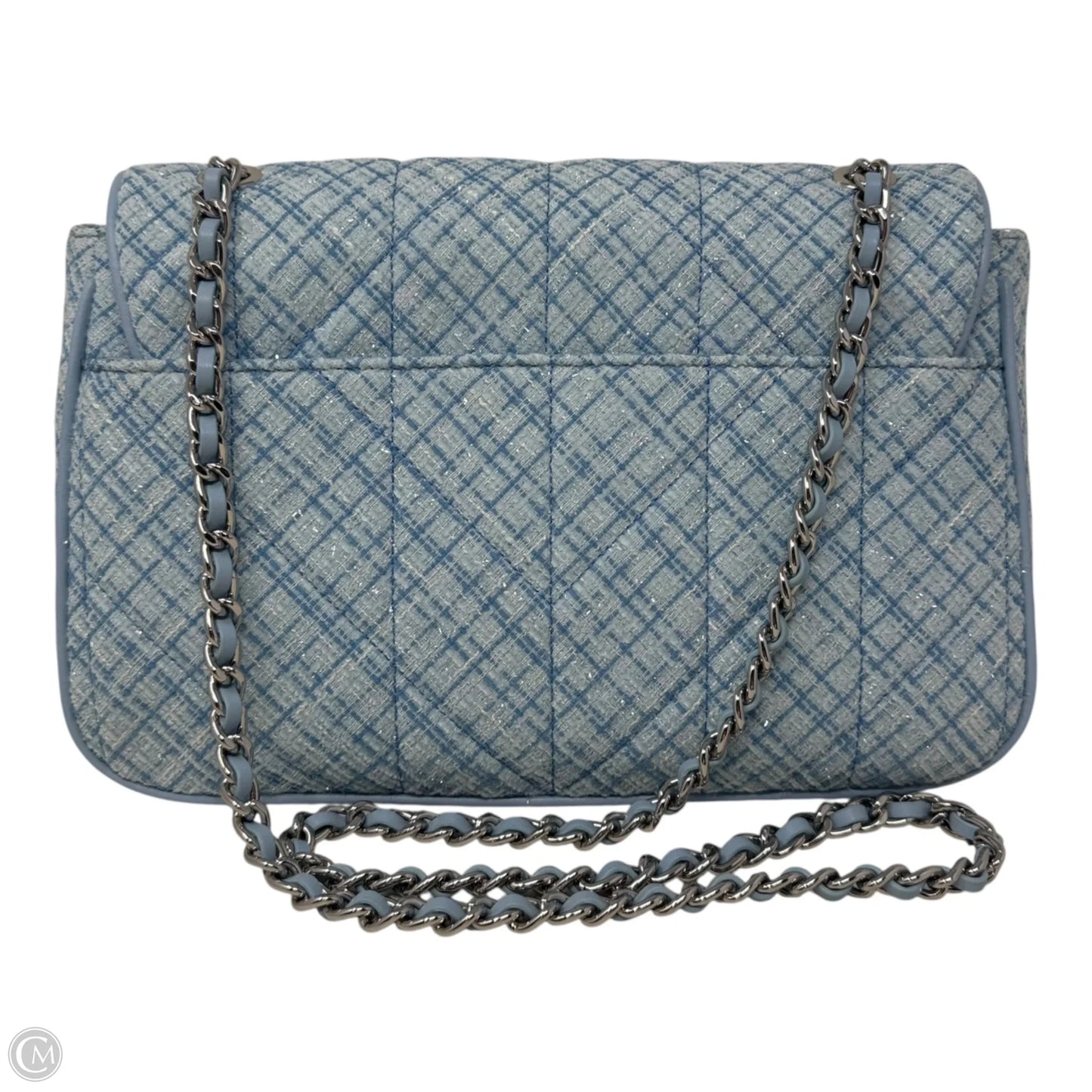 Agyness Quilted Handbag Designer By Karl Lagerfeld, Size: Medium