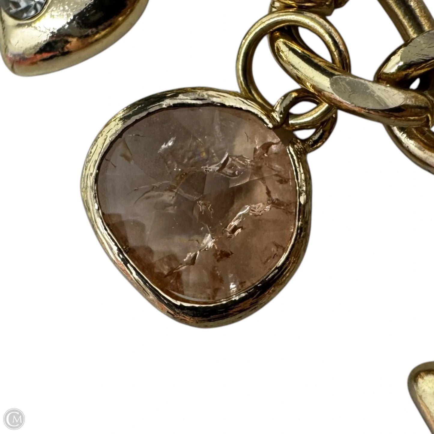 Gold Tone Bracelet Charm Unbranded