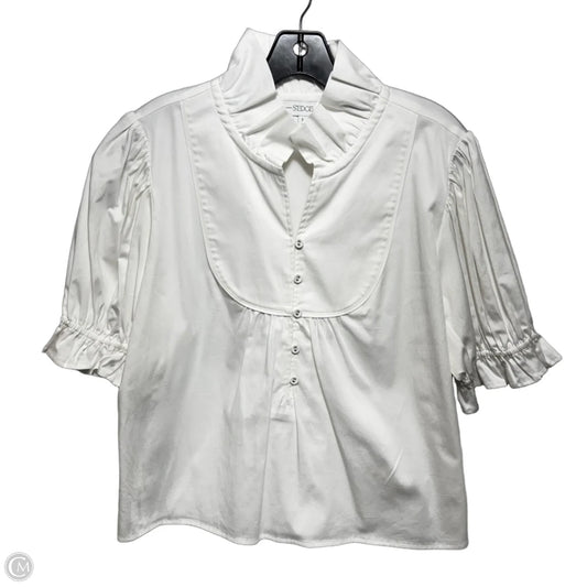 Top Sleeveless By S’Edge In White, Size: L