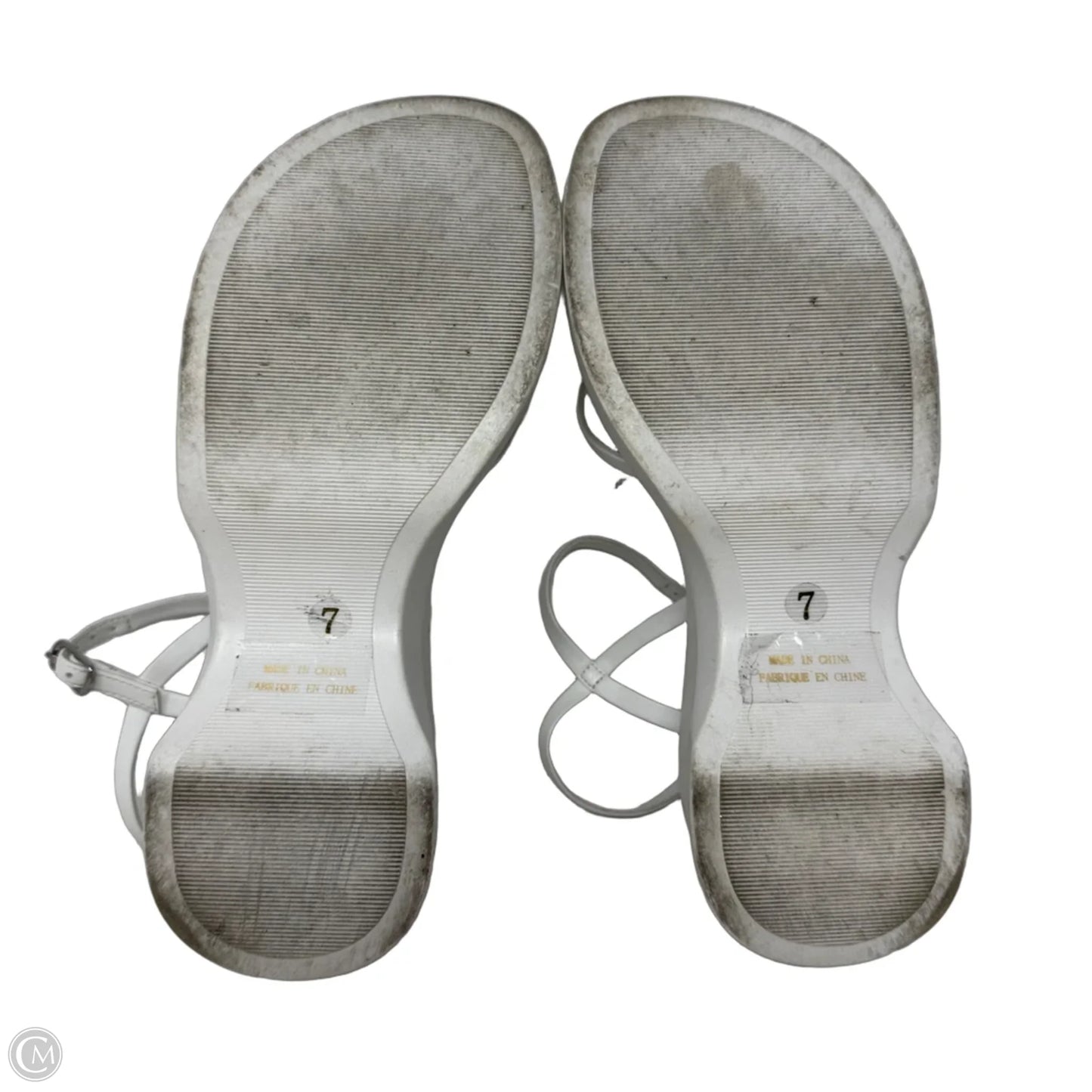Leonel Platform Sandals By Jeffrey Campbell In White, Size: 7