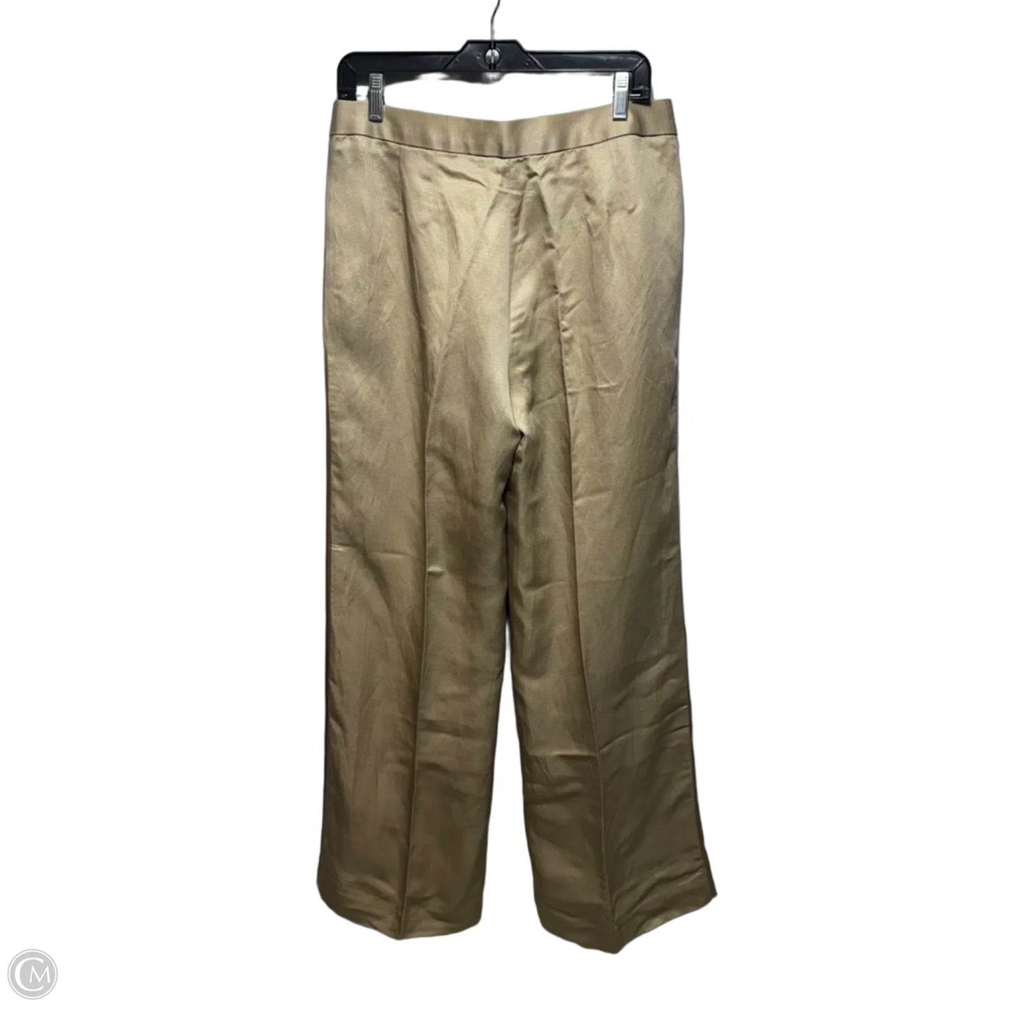 Linen Blend Pants Dress By Banana Republic In Tan, Size: 8