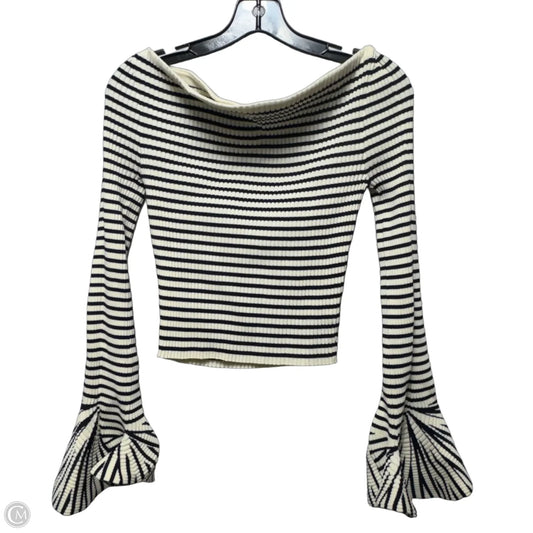 Sweater By Commense In Striped Pattern, Size: L