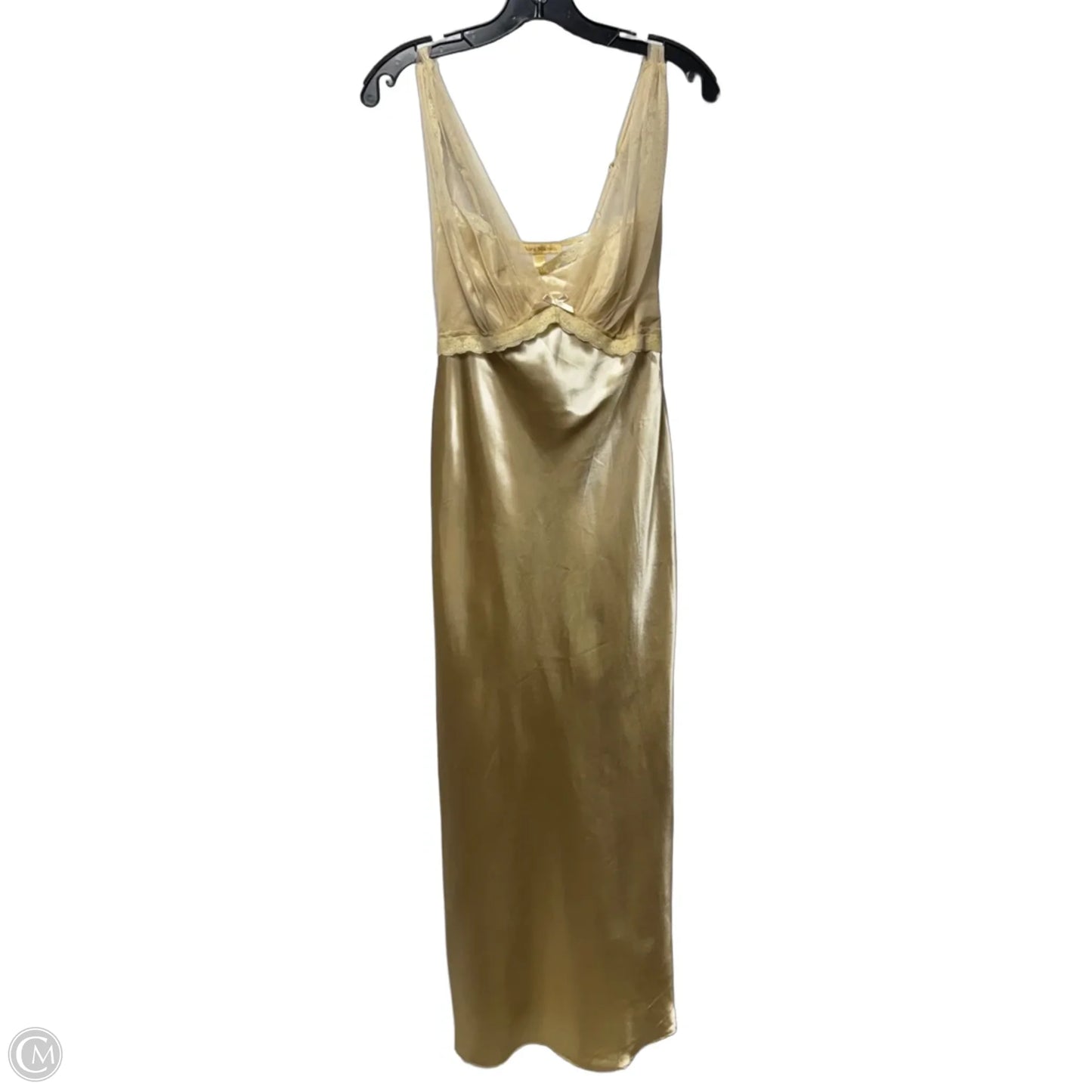 Maxi Slip Dress By Flora Nikrooz X Anthropologie In Cream, Size: M