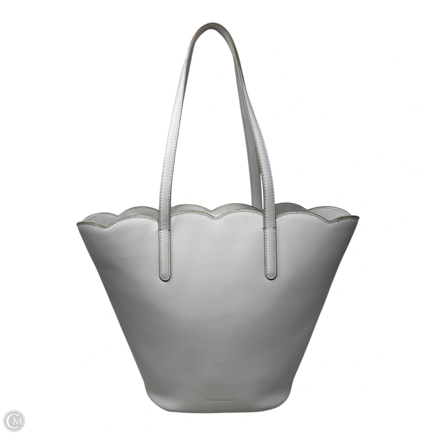 Daisy Scalloped Leather Tote By Antonio Melani, Size: Medium