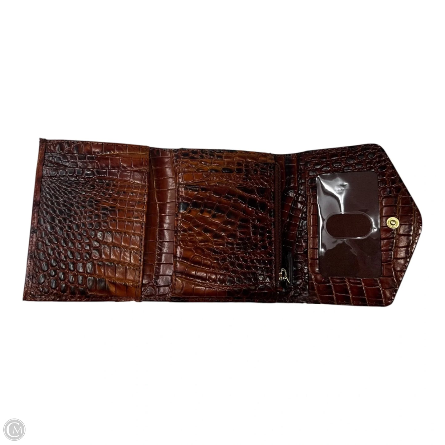Veronica Trifold Wallet Designer By Brahmin, Size: Small