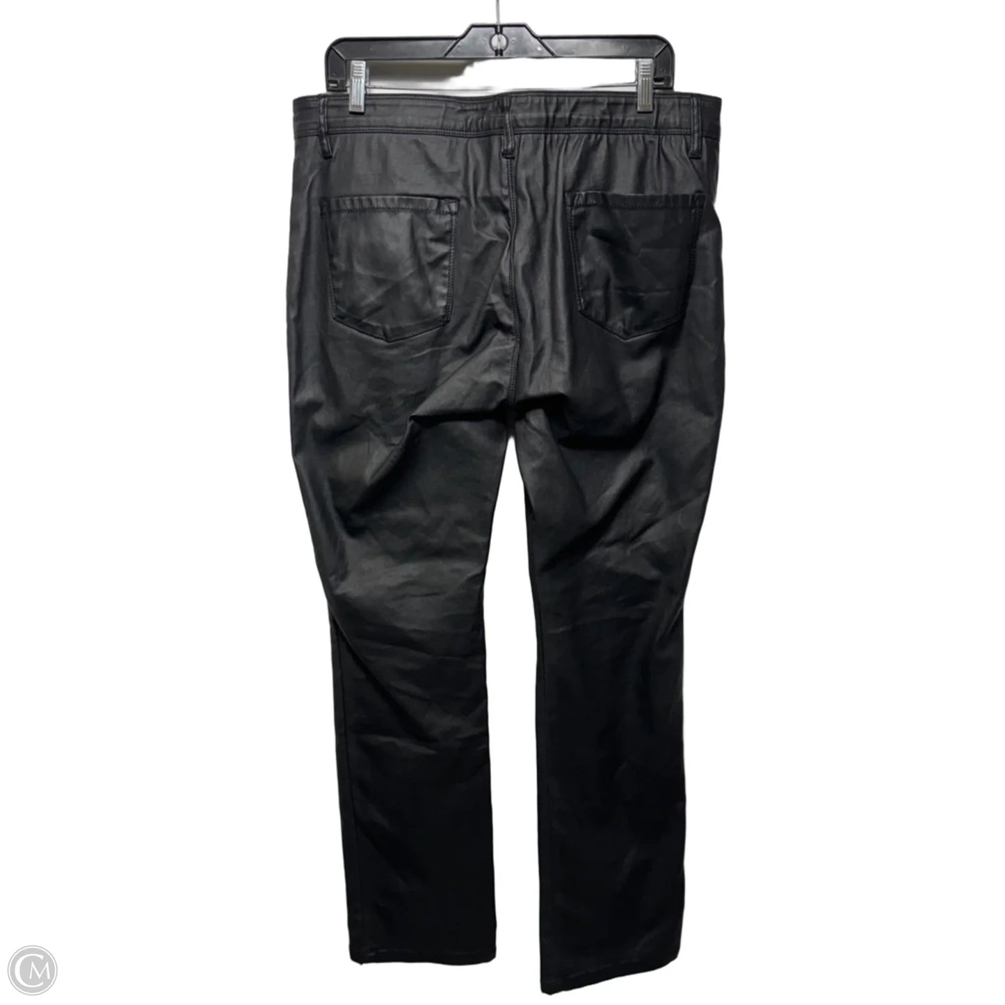 Faux Leather Pants By Coco And Carmen In Black, Size: Xl