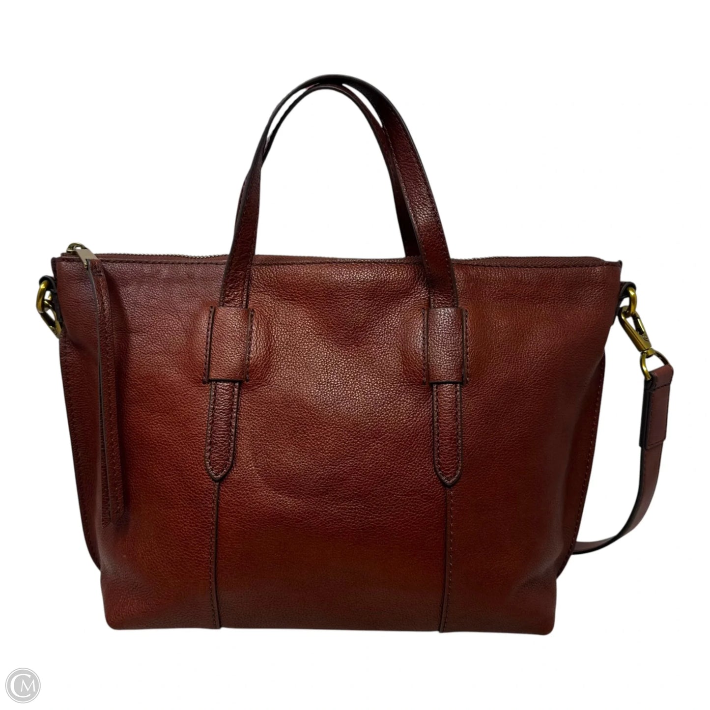 Skylar Satchel Leather By Fossil, Size: Medium