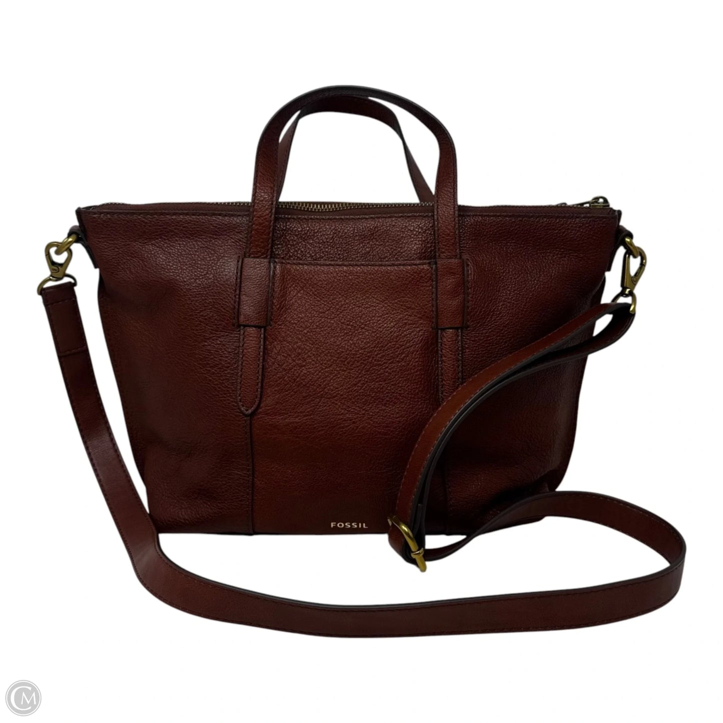 Skylar Satchel Leather By Fossil, Size: Medium