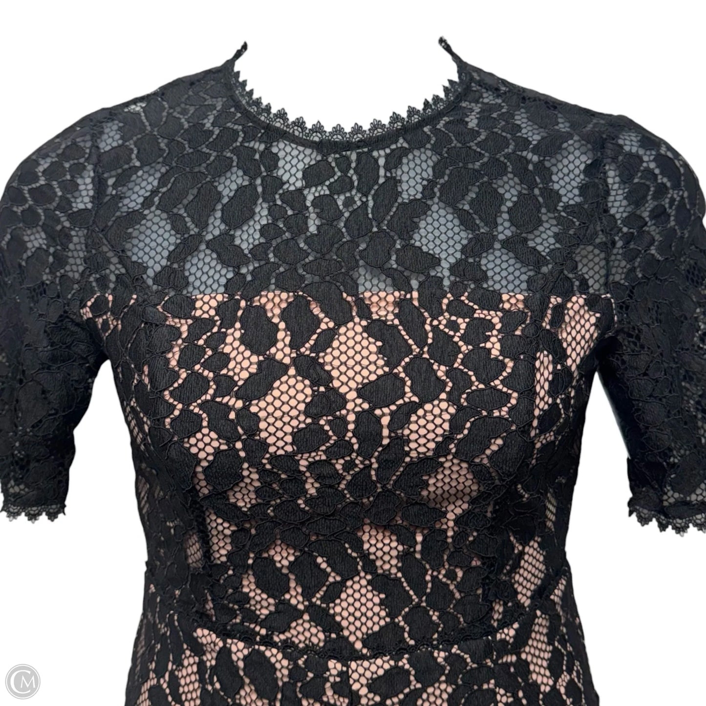 Janus Lace Wide Leg Jumpsuit By Alexis In Black & Tan, Size: M
