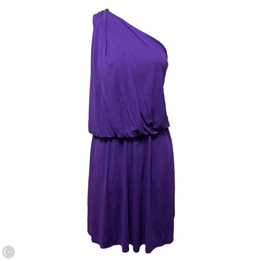 AS IS One Shoulder Dress Luxury Designer By Lanvin In Purple, Size: S/M