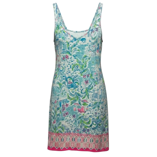 Adrianna Tank Dress Designer By Lilly Pulitzer In Blue, Size: Xs