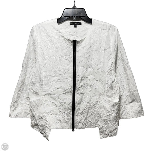 Arturo Wrinkle Jacket Windbreaker By Kozan In White, Size: M