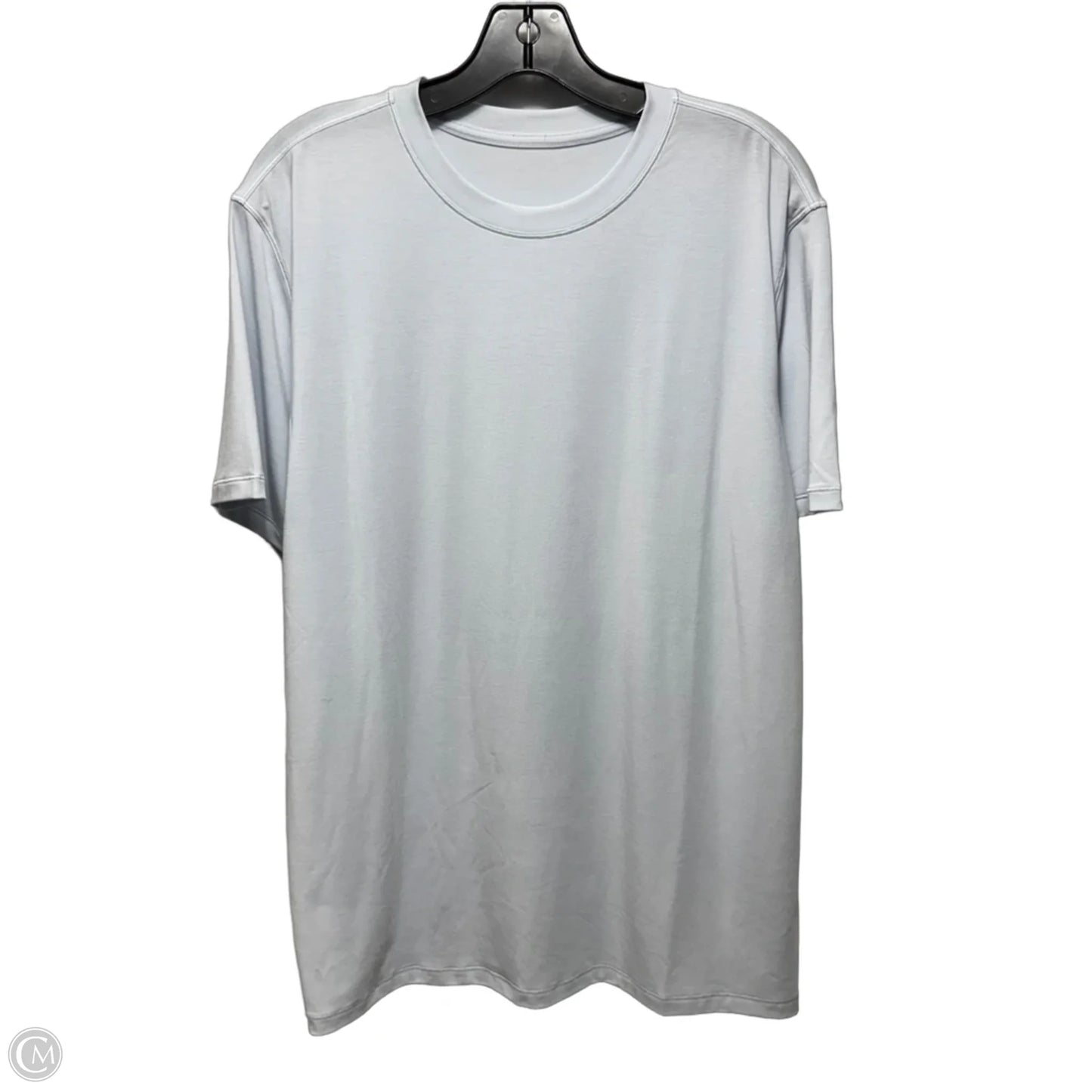 Athletic Top Short Sleeve By Lululemon In Blue, Size: L (estimated)