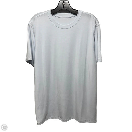 Athletic Top Short Sleeve By Lululemon In Blue, Size: L (estimated)