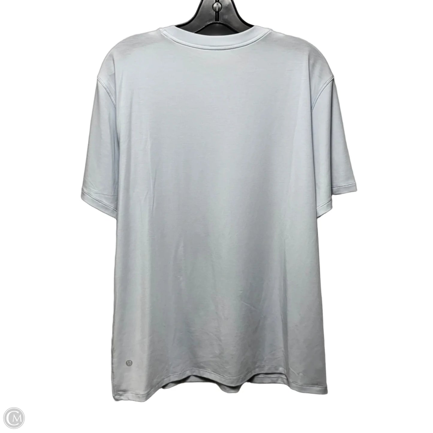 Athletic Top Short Sleeve By Lululemon In Blue, Size: L (estimated)
