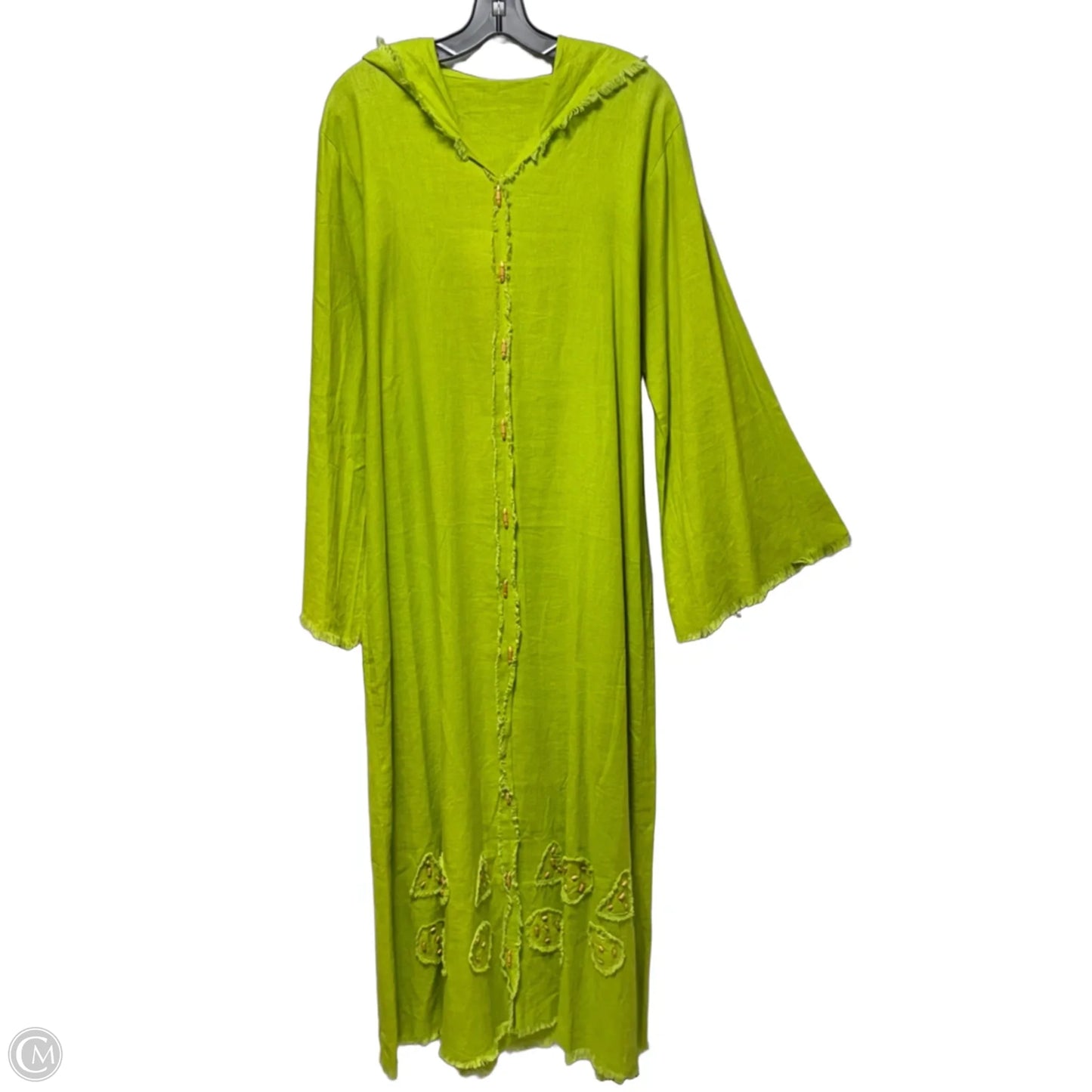 Beaded Caftan Dress Casual Maxi Unbranded In Green, Size: Osfm