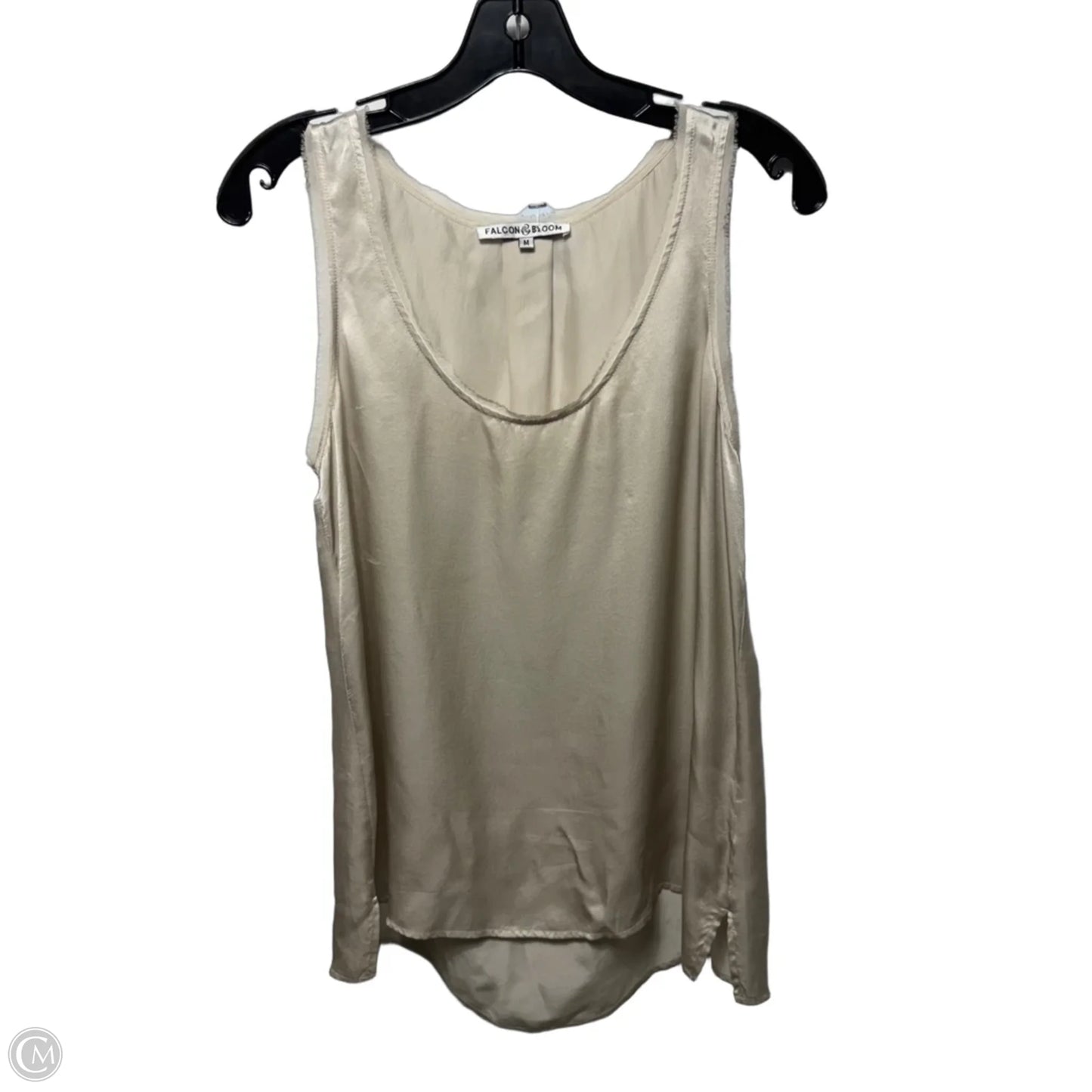Top Sleeveless By falcon & bloom In Taupe, Size: M