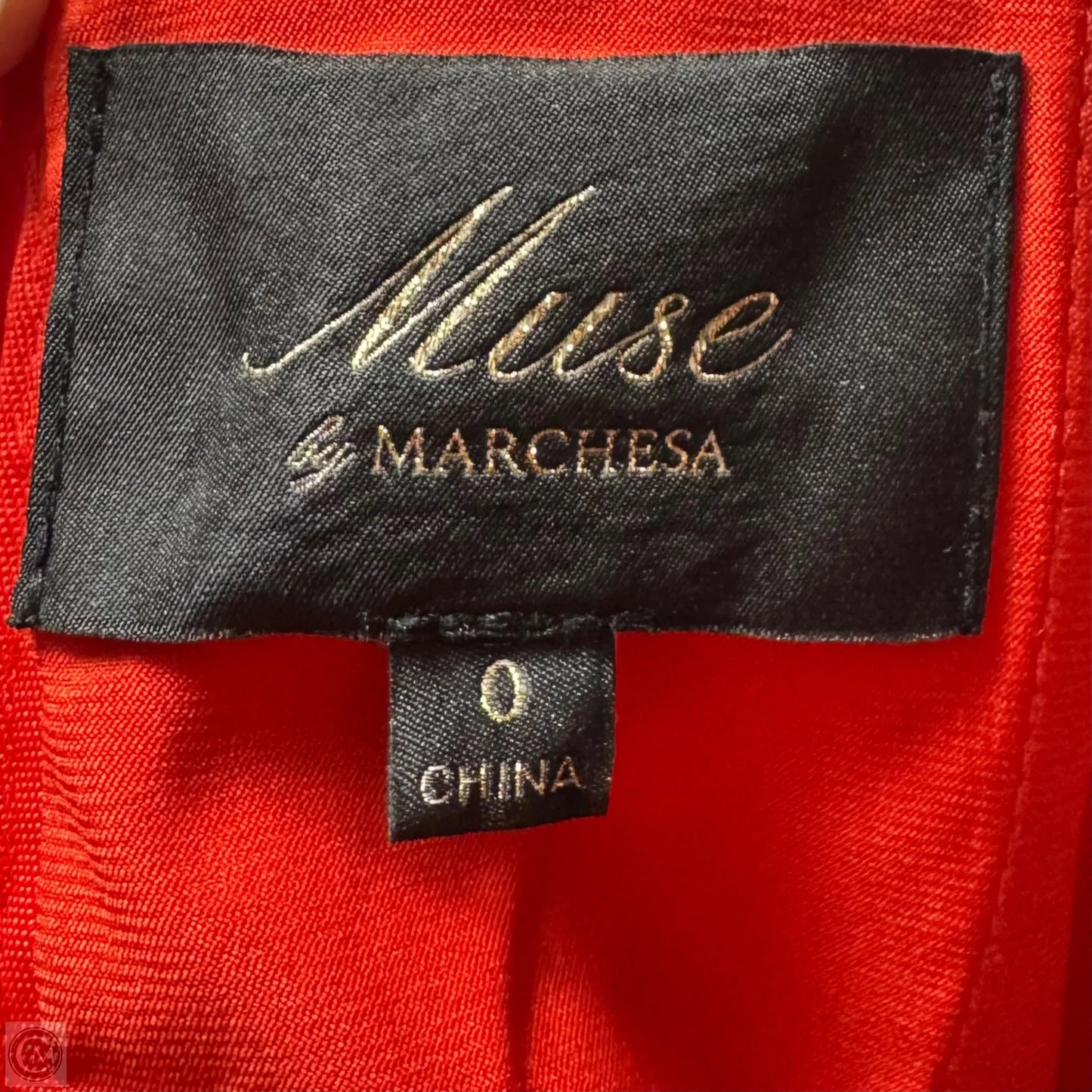 Amaryllis Lace Peplum Party Dress By Muse by Marchesa In Red, Size: 0